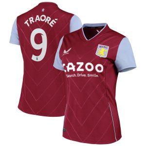 Aston Villa Cup Home Shirt 2022-23 - Womens with Traoré 9 printing