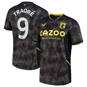 Aston Villa Cup Third Shirt 2022-23 with Traoré 9 printing