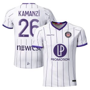 Toulouse Football Club Home Pro Shirt 2022-23 with Kamanzi 26 printing