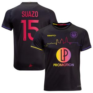 Toulouse Football Club Away Shirt 2022-23 with Suazo 15 printing