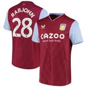 Aston Villa Cup Home Pro Shirt 2022-23 with Rabjohn 28 printing