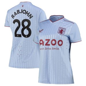Aston Villa Cup Away Pro Shirt 2022-23 - Womens with Rabjohn 28 printing
