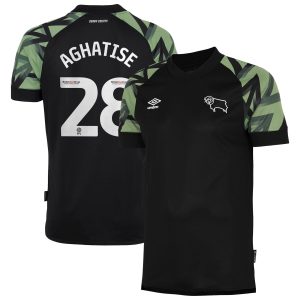 Derby County Away Shirt 2022-23 with Aghatise 28 printing