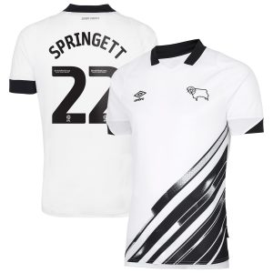 Derby County Home Shirt 2022-23 with Springett 22 printing
