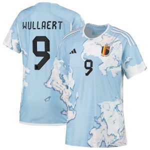 Belgium Authentic Away Shirt 2023 - Womens with Wullaert 9 printing