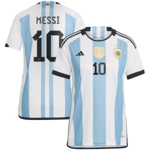 Argentina Home Shirt 2023 - Womens with Messi 10 printing