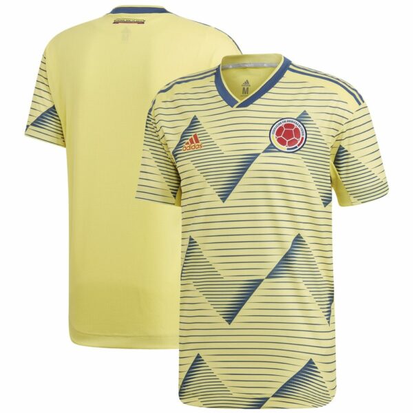 Colombia Home Yellow Jersey Shirt 2019 for Men