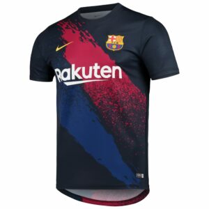 Barcelona Pre-Match Navy Jersey Shirt 2019-20 for Men