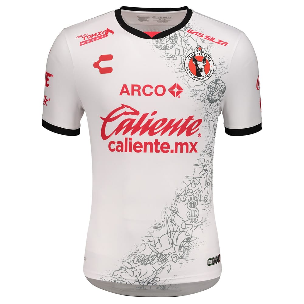 Club Tijuana Away White Jersey Shirt 2020-21 for Men