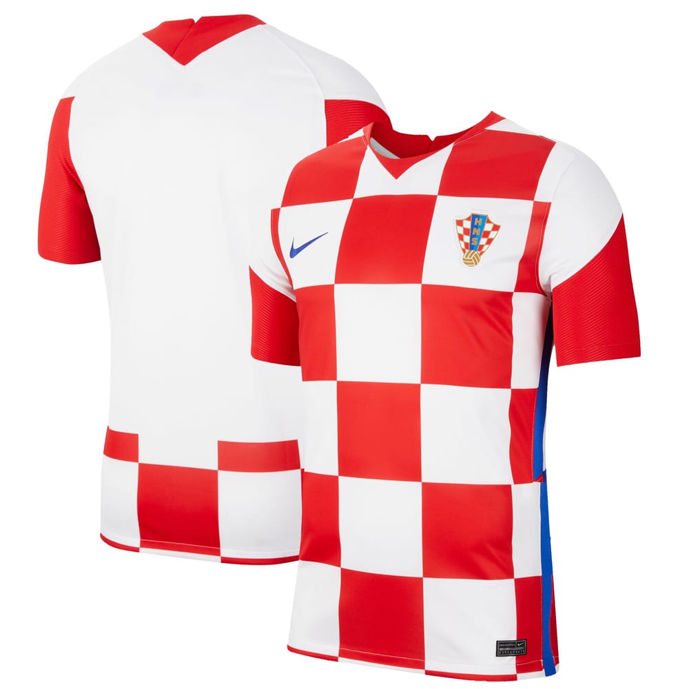 Croatia Home White/Red Jersey Shirt 2020-21 for Men