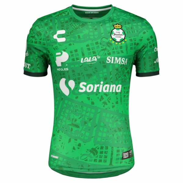 Santos Laguna Third Green Jersey Shirt 2020-21 for Men