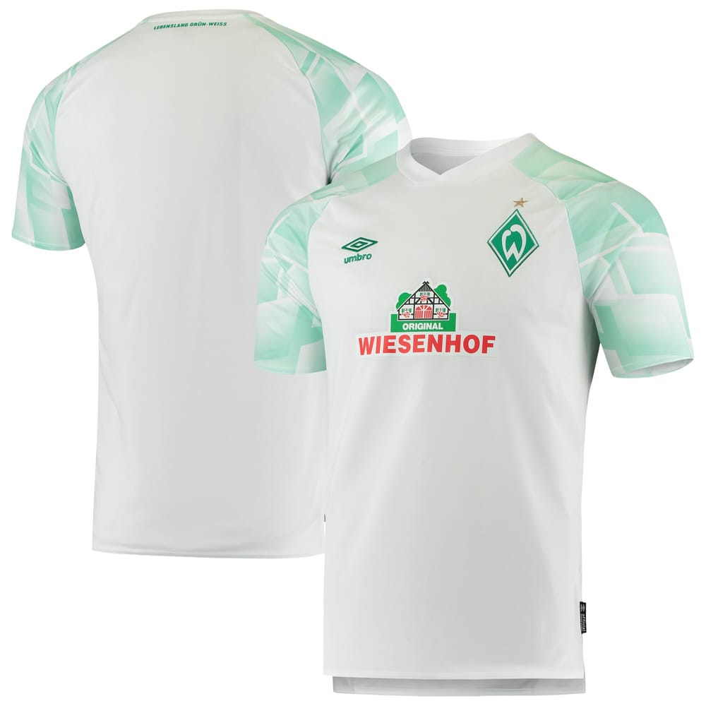SV Werder Bremen Away White Jersey Shirt 2020-21 for Men