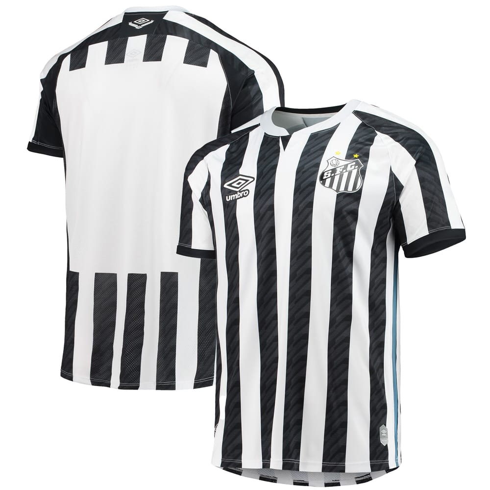 Santos FC Away Black/White Jersey Shirt 2020-21 for Men