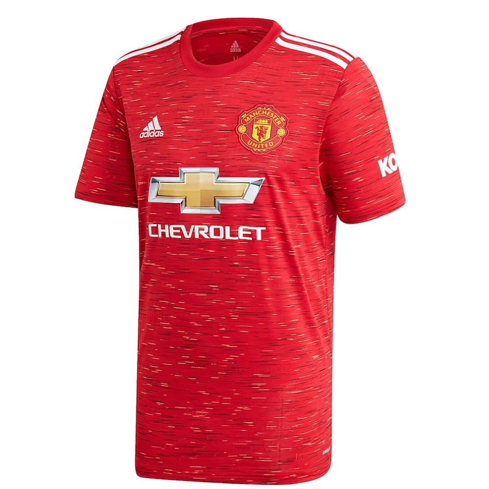 Manchester United Home Red Jersey Shirt 2020-21 player Tobin Heath printing for Men