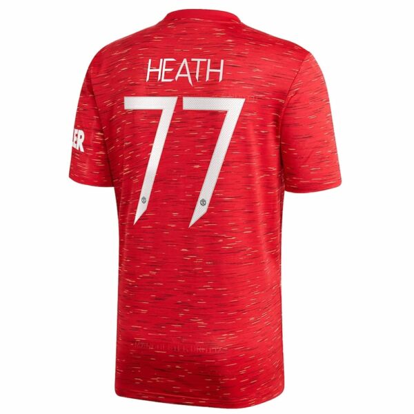Manchester United Home Red Jersey Shirt 2020-21 player Tobin Heath printing for Men