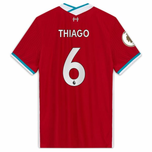 Liverpool Home Red Jersey Shirt 2020-21 player Thiago Alcântara printing for Men