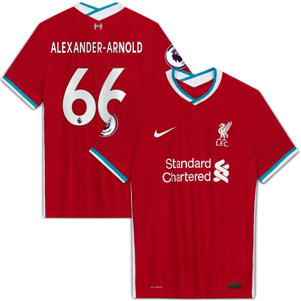 Liverpool Home Red Jersey Shirt 2020-21 player Trent Alexander-Arnold printing for Men