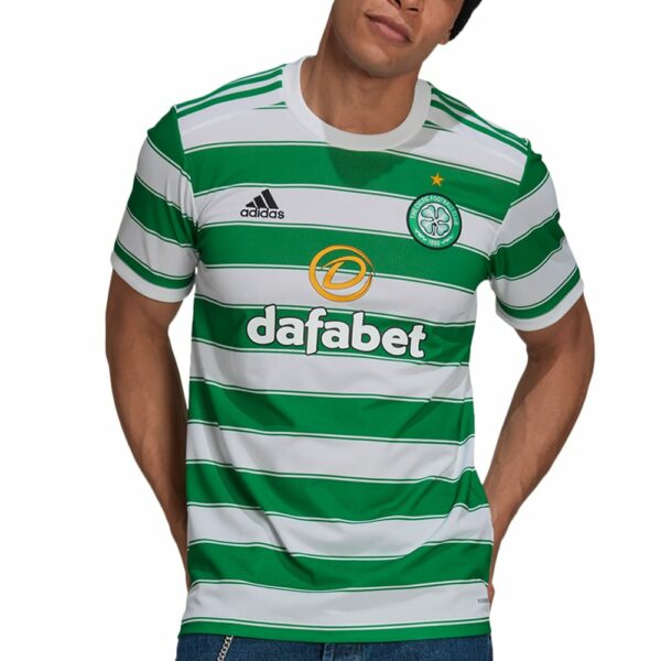 Celtic Home Green/White Jersey Shirt 2021-22 for Men