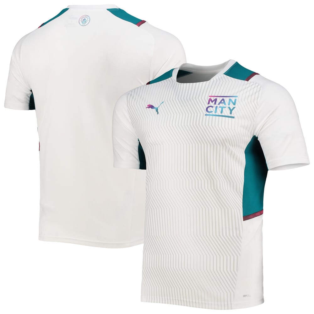 Manchester City Training White Jersey Shirt 2021-22 for Men