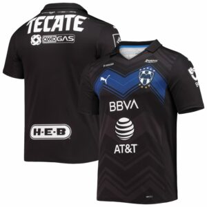 CF Monterrey Third Black Jersey Shirt 2020-21 for Men