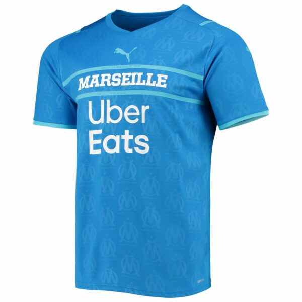 Olympique Marseille Third Blue Jersey Shirt 2021-22 for Men