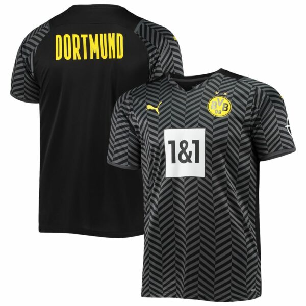 Borussia Dortmund Away Black Jersey Shirt 2021-22 player Bo printing for Men