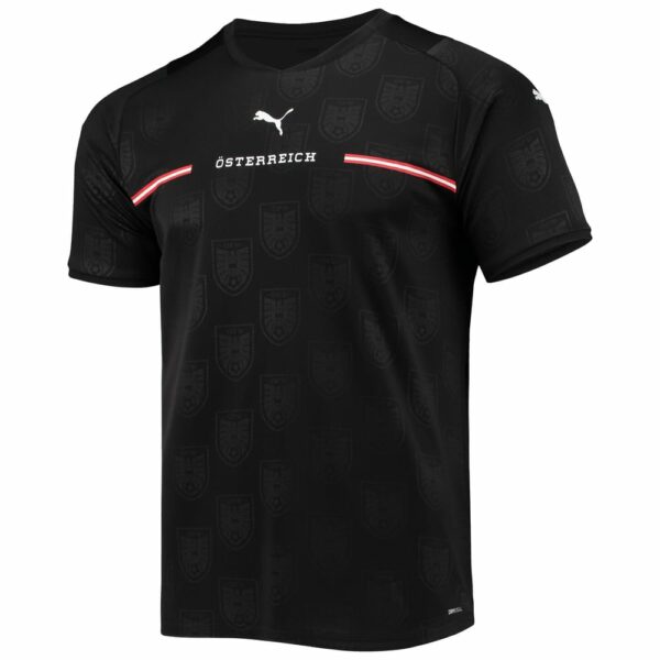 Austria Away Black Jersey Shirt 2021-22 for Men