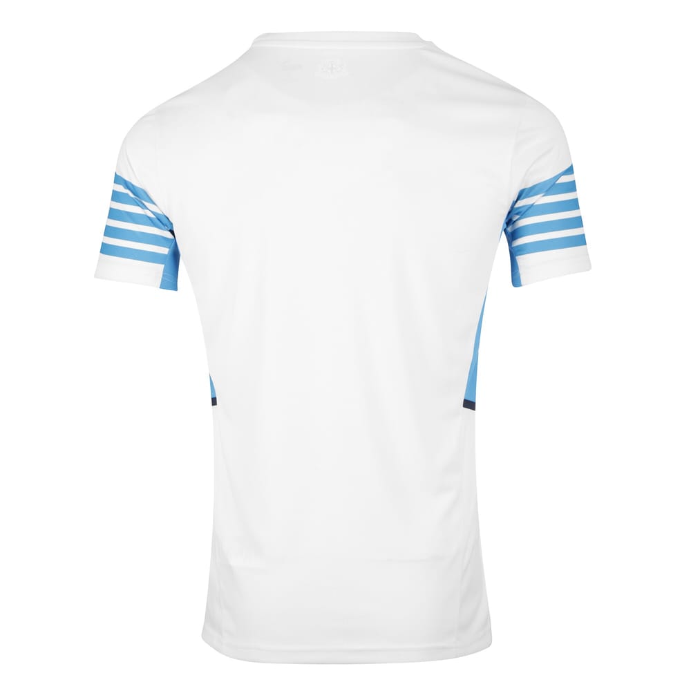 Olympique Marseille Home White/Blue Jersey Shirt 2021-22 for Men