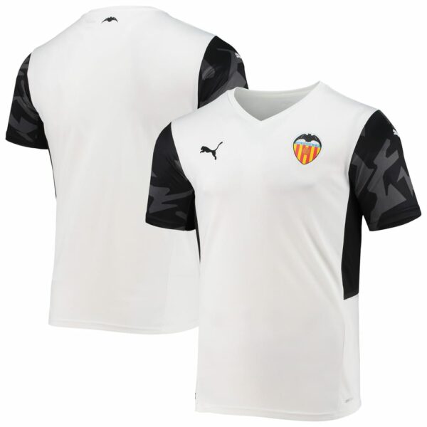 Valencia CF Home White/Black Jersey Shirt 2021-22 for Men