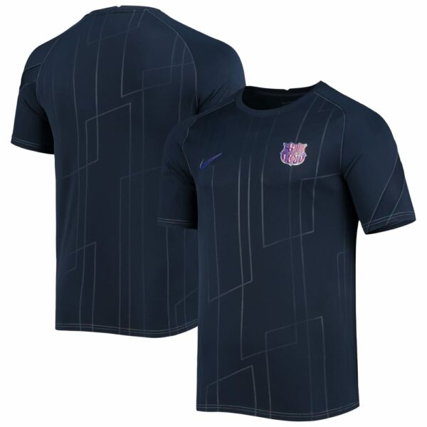 Barcelona Pre-Match Blue Jersey Shirt 2021-22 for Men