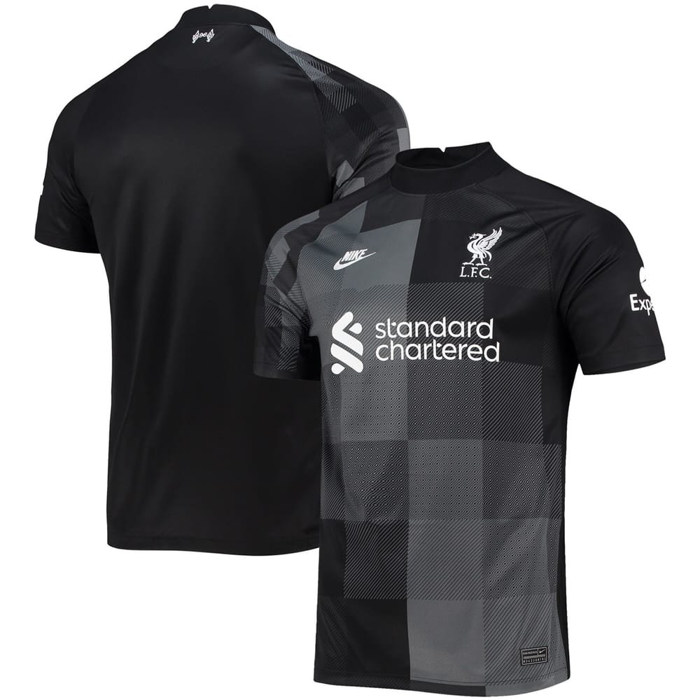 Liverpool Goalkeeper Black Jersey Shirt for Men