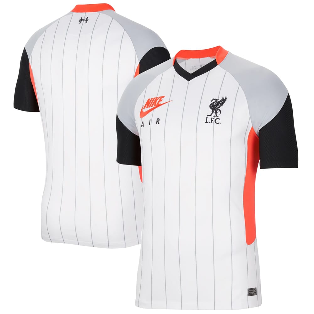 Liverpool Fourth White Jersey Shirt 2020-21 for Men