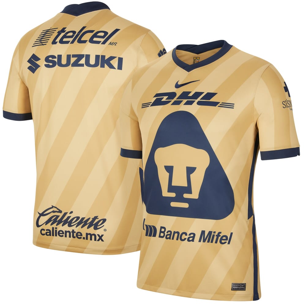 Pumas Third Gold Jersey Shirt 2020-21 for Men