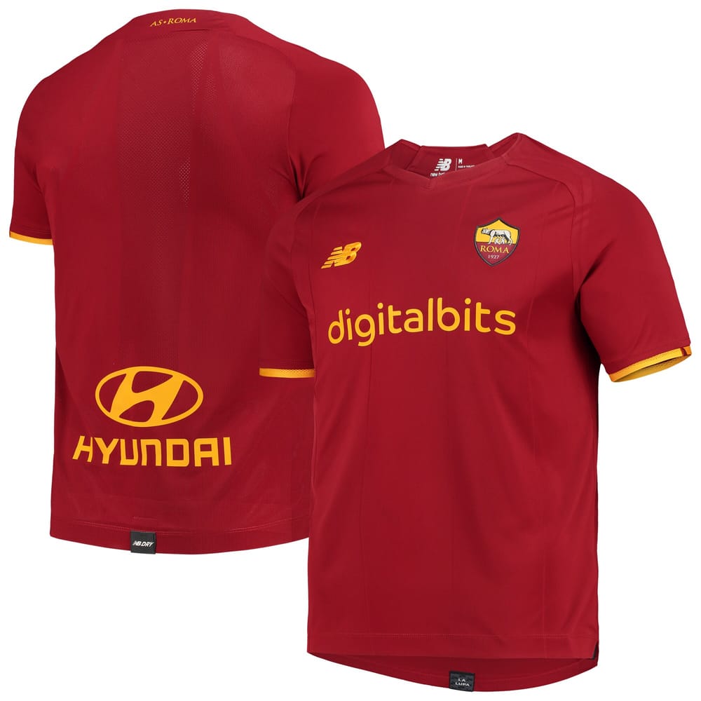 AS Roma Home Red Jersey Shirt 2021-22 for Men