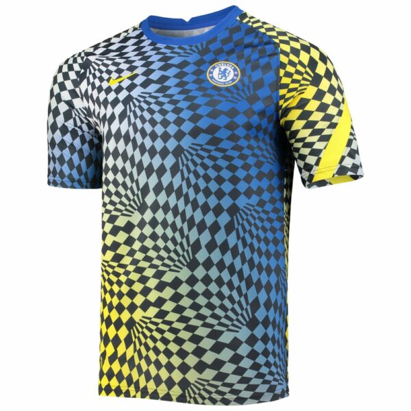 Chelsea Pre-Match Blue Jersey Shirt 2021-22 for Men