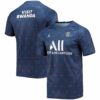 Paris Saint-Germain Pre-Match Blue Jersey Shirt 2021-22 for Men