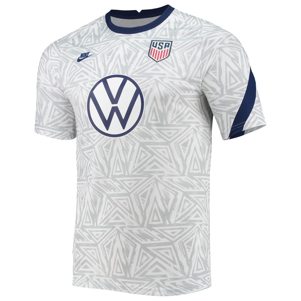 Team USA Pre-Match White Jersey Shirt 2021-22 for Men