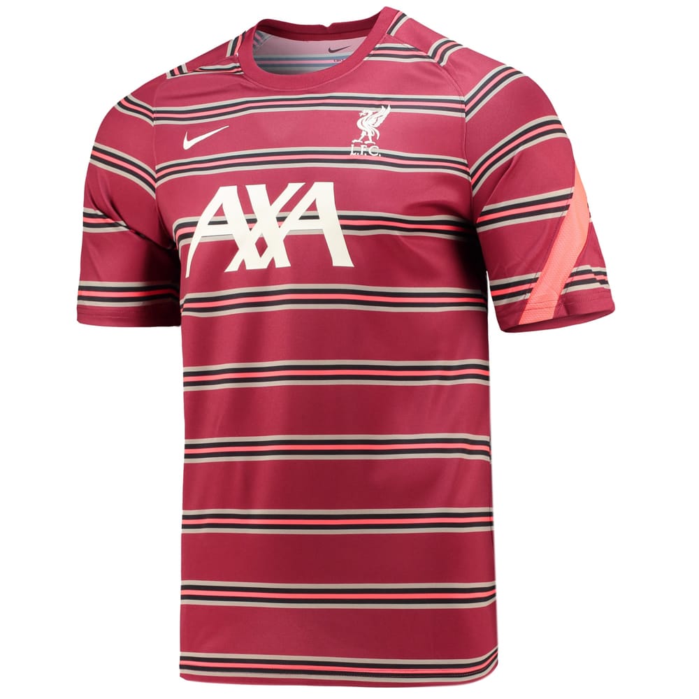 Liverpool Pre-Match Red Jersey Shirt 2021-22 for Men