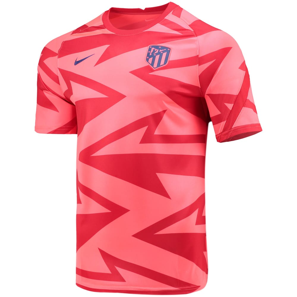 Atletico de Madrid Pre-Match Red Jersey Shirt 2021-22 for Men