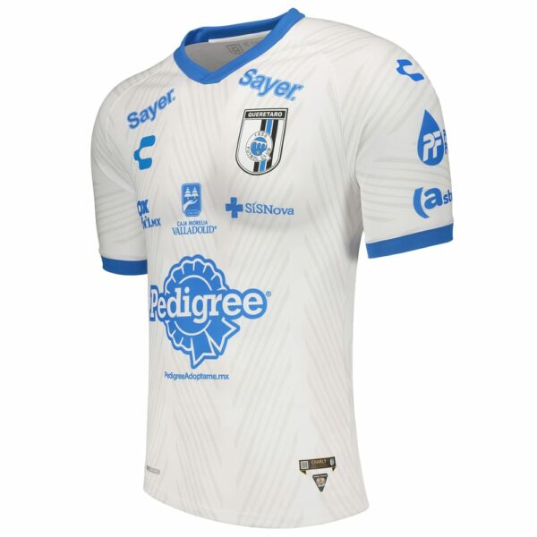 Queretaro FC Away White or Blue|Light Blue Jersey Shirt 2021-22 for Men