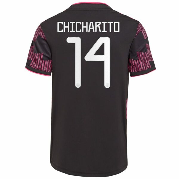 Mexico Black Jersey Shirt 2021 player Chicharito printing for Men