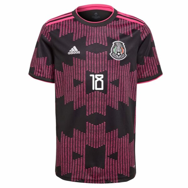 Mexico Black Jersey Shirt 2021 player Andrés Guardado printing for Men