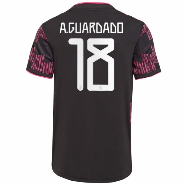 Mexico Black Jersey Shirt 2021 player Andrés Guardado printing for Men