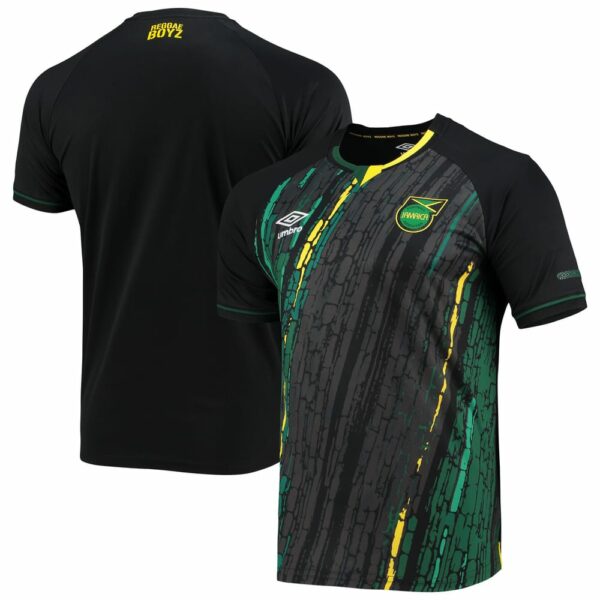 Jamaica Away Black or Yellow Jersey Shirt 2021-22 for Men