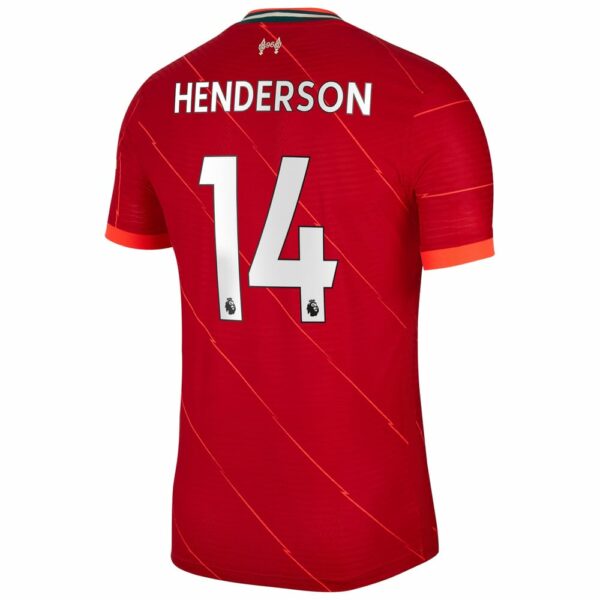 Liverpool Home Red Jersey Shirt 2021-22 player Jordan Henderson printing for Men