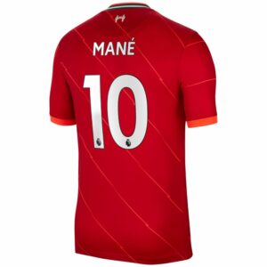 Liverpool Home Red Jersey Shirt 2021-22 player Sadio Mané printing for Men