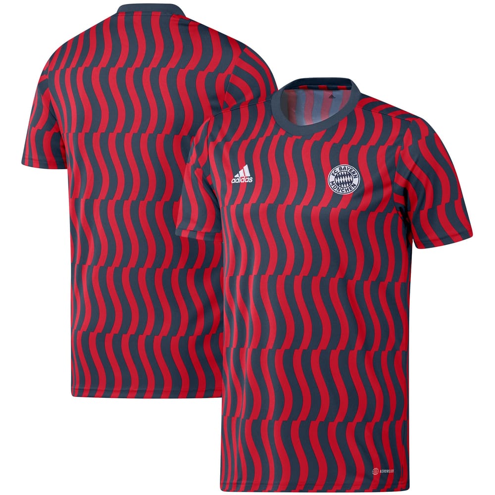 Bayern Munich Pre-Match Navy Jersey Shirt 2022-23 for Men