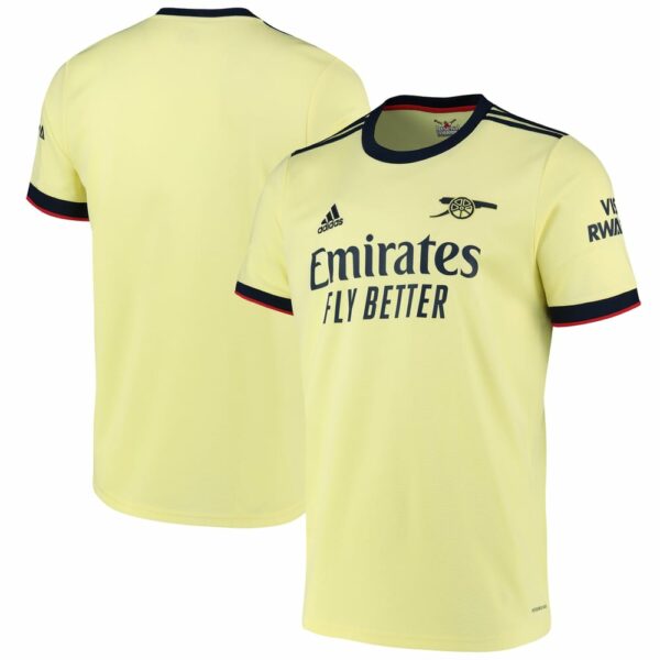 Arsenal Away Pearl Citrine Jersey Shirt 2021 for Men
