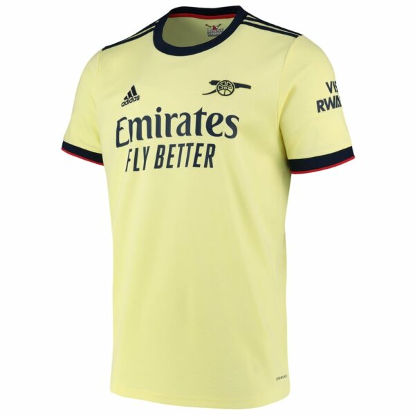 Arsenal Away Pearl Citrine Jersey Shirt 2021 for Men