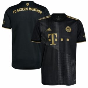 Bayern Munich Away Black Jersey Shirt 2021-22 for Men